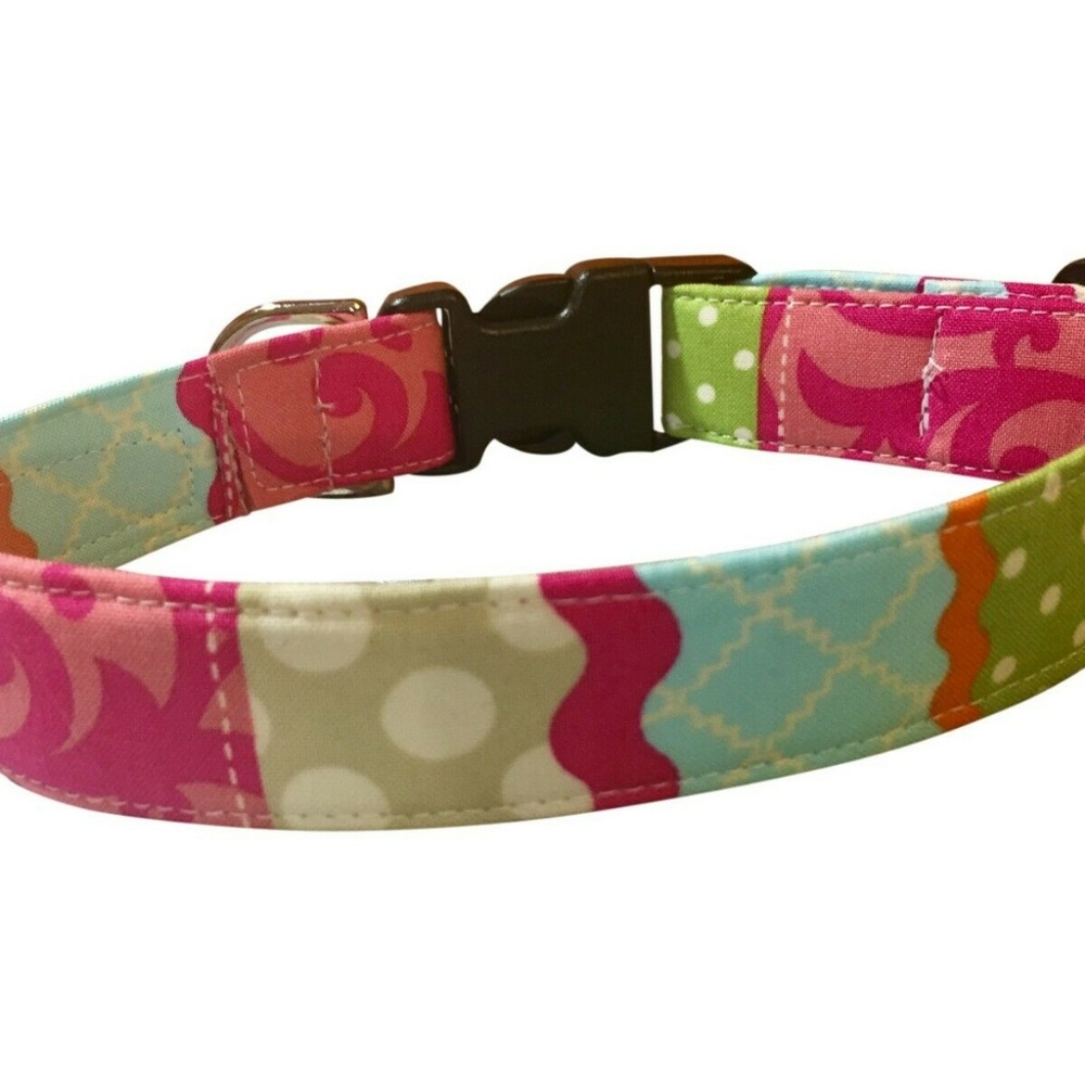 SPIFFY POOCHES Dog Collar SMALL 3/4" 10-15" Neck